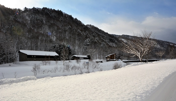 厳冬期の白銀の季節を迎える桧枝岐村・ミニ尾瀬公園（２０１８年１月２３日）