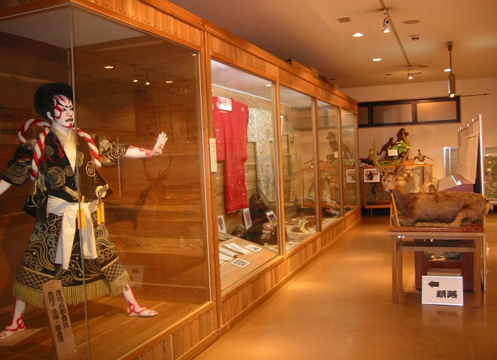 桧枝岐村・歴史民俗資料館、館内の様子です。