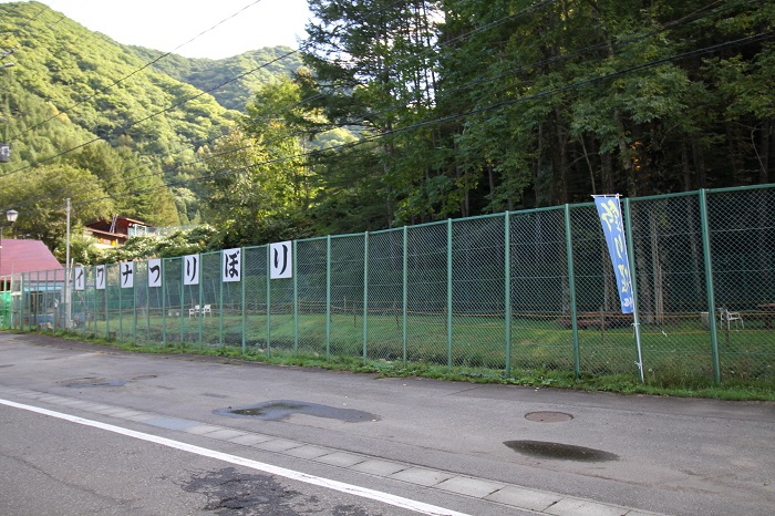 大きな岩魚もいますよー。いっぱい釣ってね。水は本当に冷たい深山霊峰の清流の水です（２０１６年９月３０日の画像です）。