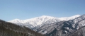 会津高原高畑スキー場より奥会津の名峰を望む。