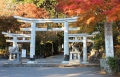 美しい紅葉に染まる三峯神社はより一層清らかな雰囲気が感じられました(２０１９年１１月６日）。