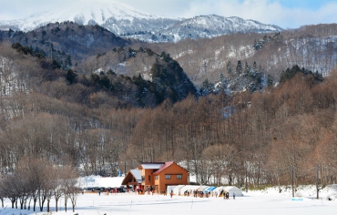 桧枝岐村七入地区ではこの日、中体連クロスカントリースキー競技の福島県予選会が開催されておりました（２０２０年１月１４日）。